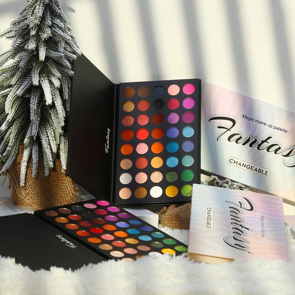 Pro Highly Pigmented Eyeshadow Palette Natural Matte Shimmer Long Lasting - Picture 6 of 8